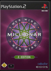 Who Wants to Be A Millionaire: 2nd Edition PAL Playstation 2 PAL box art